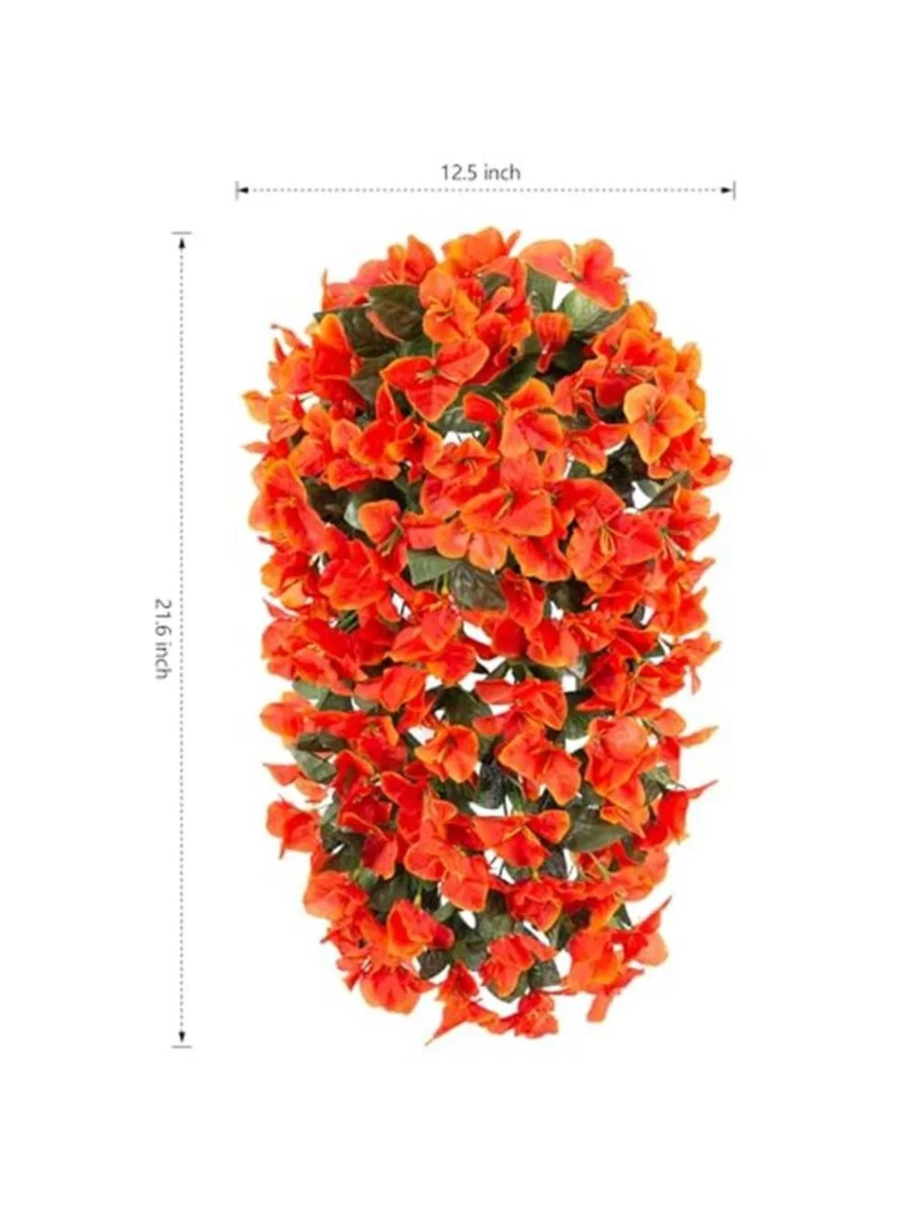 Artificial Bougainvillea Flowers Outdoor UV Resistant Hanging Faux Floral Decor
